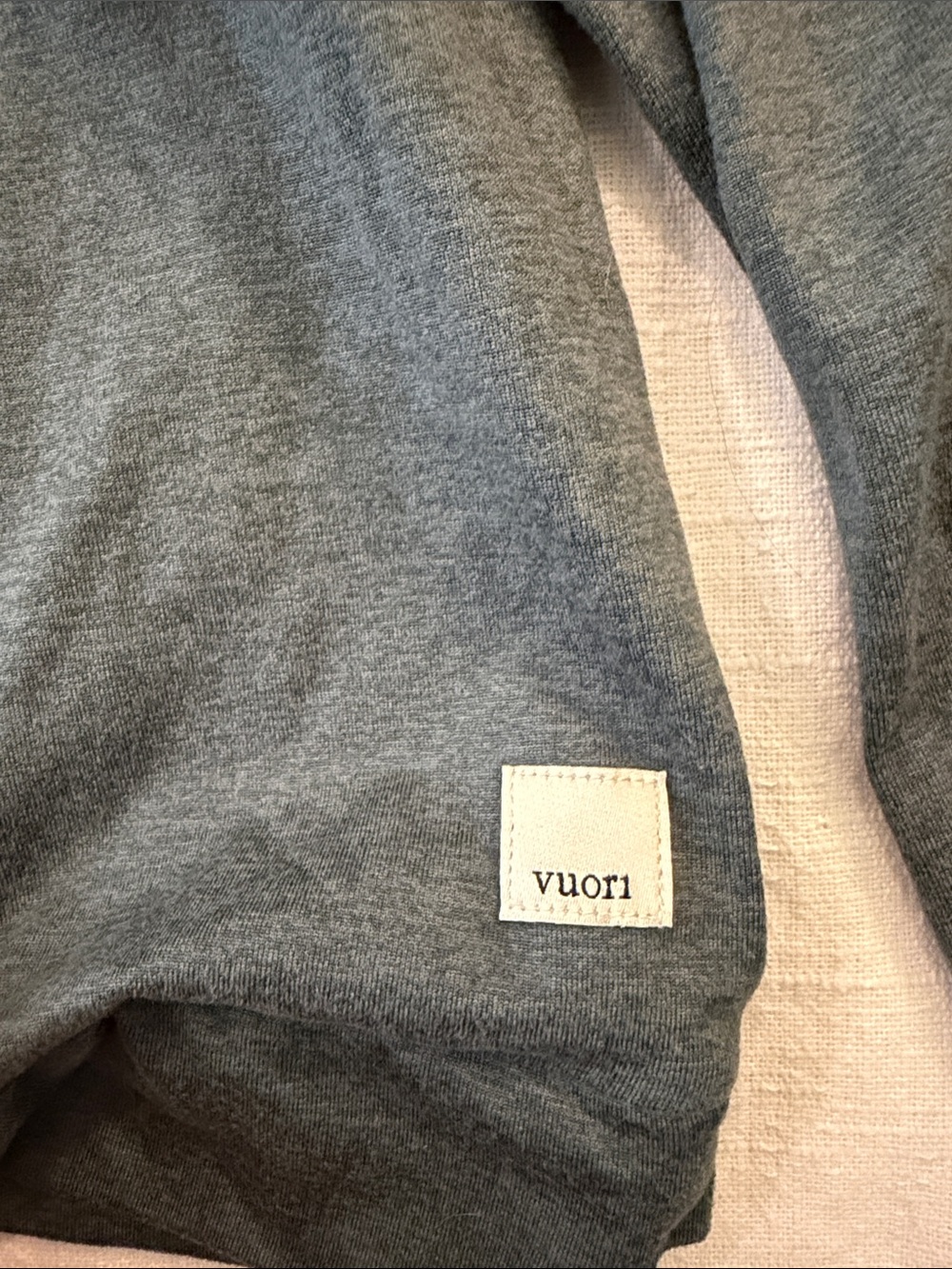 Vuori Green Pullover Hoodie with Drawstring - Picture 3 of 4